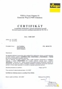 Certifikát Viega